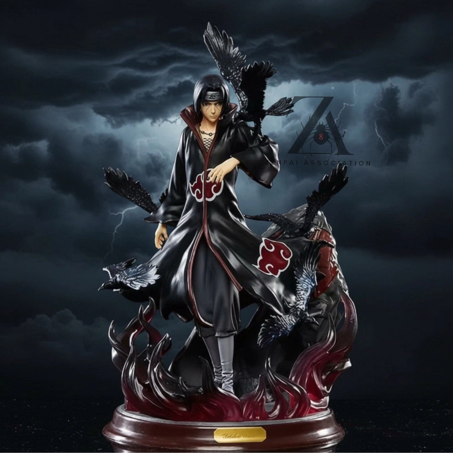 Itachi Two Headed Crow Hall Naruto Display-Ready Anime Figure PVC 11" [Boxed]