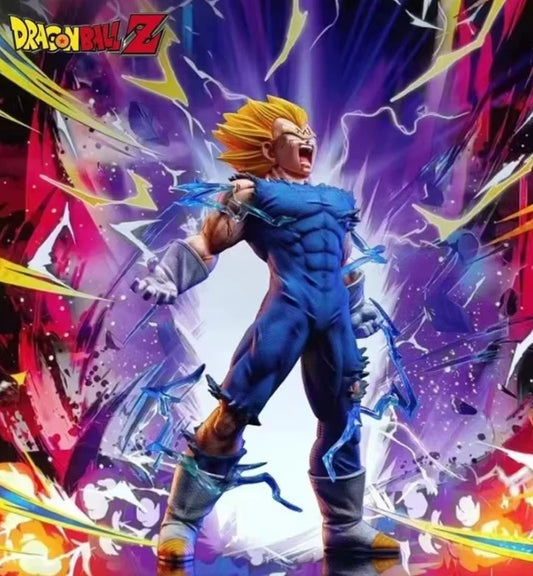 Vegeta Super Saiyan Majin Ver. Dragon Ball Z Classic Anime Figure PVC 10" [Box]