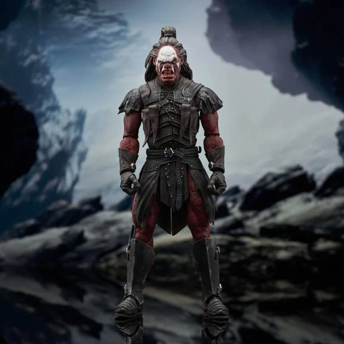 Lurtz Uruk-hai Captain The Lord of the Rings Adjustable Action Figure PVC 7" [Boxed]