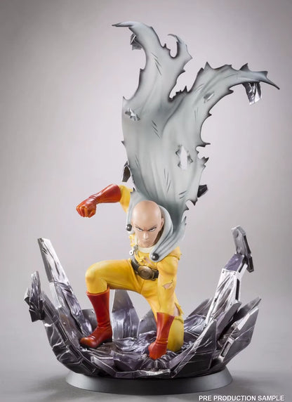 Saitama Bald Cape One Punch Man Anime Collectible Action Figure PVC 9" [Boxed]