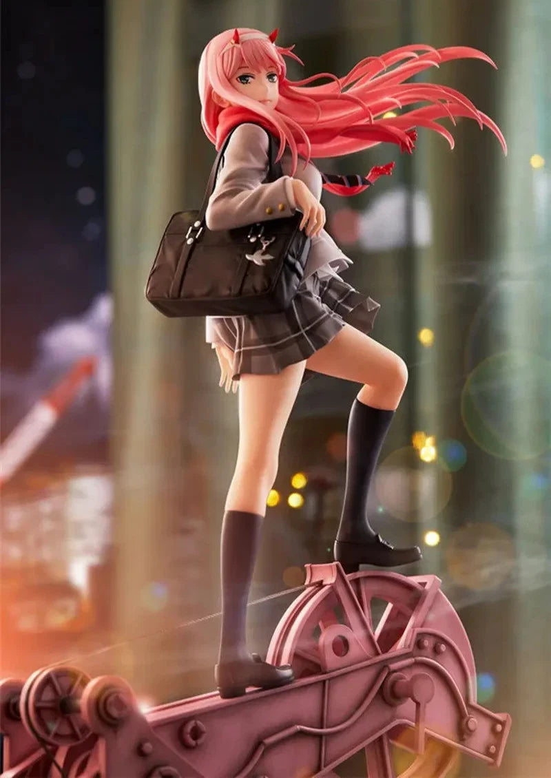 Zero Two School Uniform Darling in the Franxx Anime Figure Model PVC 11" [Boxed]
