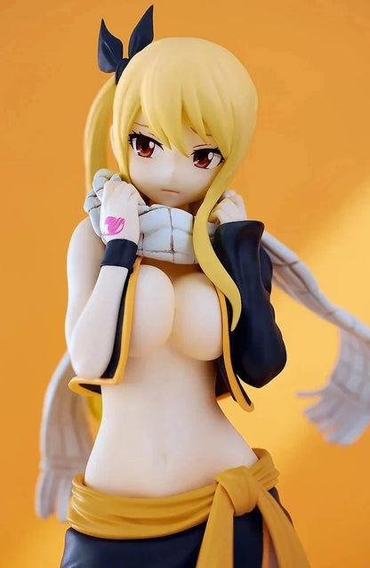 Lucy Heartfilia Natsu's Costume Fairy Tail Exclusive Anime Figure PVC 6.2" [Boxed] *Adult Collectible*