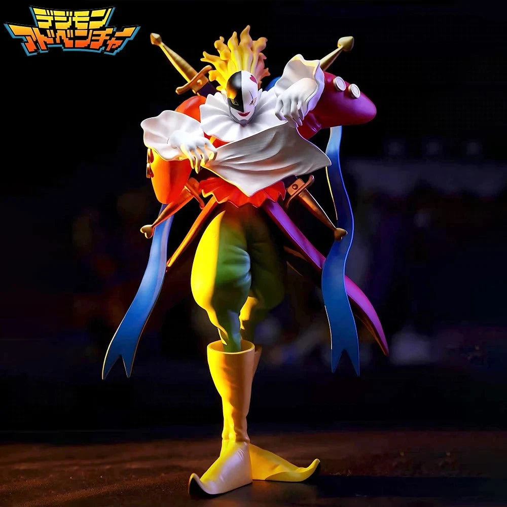 Piemon Clown of Hell DIGIMON Collectible Anime Figure Model PVC 8.5" [No Box]