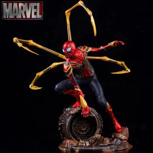Spider-Man Iron Suit Mavel Avengers Infinity War Figure Model Statue PVC [No Box]
