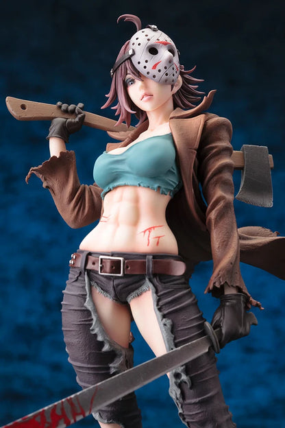 Female Jason Vorhees Collectible Scary Parody Horror Figure PVC 7" [Boxed] *Adult Collectible*