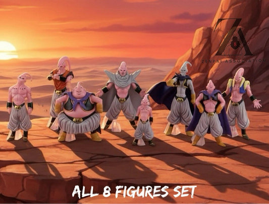 Buu Squad Dragon Ball Z Anime Collectible Figures Set PVC 2.7 - 3.9” [No Box : 8 pcs]