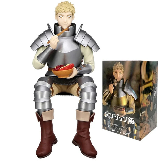 Laios Touden Sitting Delicious in Dungeon Anime Figure Model Statue PVC 5" [Boxed]