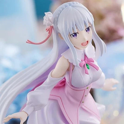 Emilia Memory Snow Ver. Re:Zero Kawaii Anime Figure Model Statue PVC 6" [Boxed]