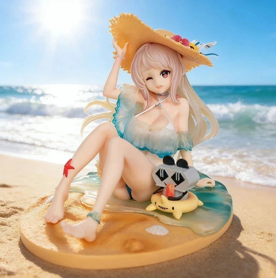 Chang Chun Swimsuit Azur Lane Kawaii Anime Figure Model Statue PVC 7" [Boxed]