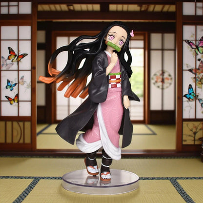 Nezuko Kamado Demon Slayer Anime Collectible Kawaii Figure PVC 6.5" [No Box]