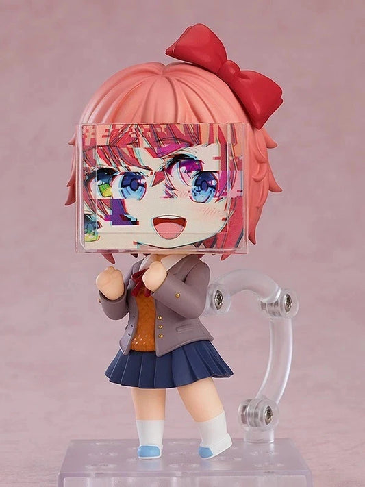 Sayori Doki Doki Literature Club! Adjustable Kawaii Anime Figure PVC 4" [Boxed]