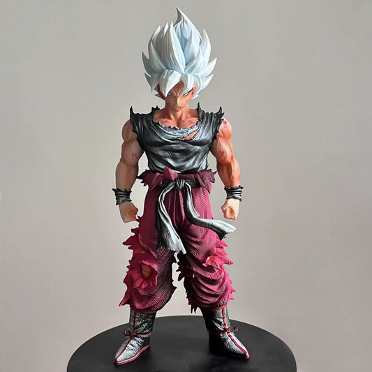 Goku Perfected Ultra Instinct Form Dragon Ball Z Anime Figure PVC 11" [No Box]