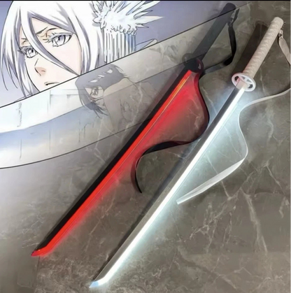 Led Luminous Bleach Katana Ichigo Rukia Sword Cosplay Light up 41"