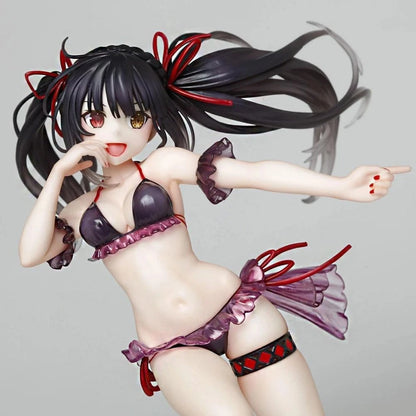 Kurumi Tokisaki Swimsuit Date A Live Anime Kawaii Waifu Figure PVC 7.8" [No Box]