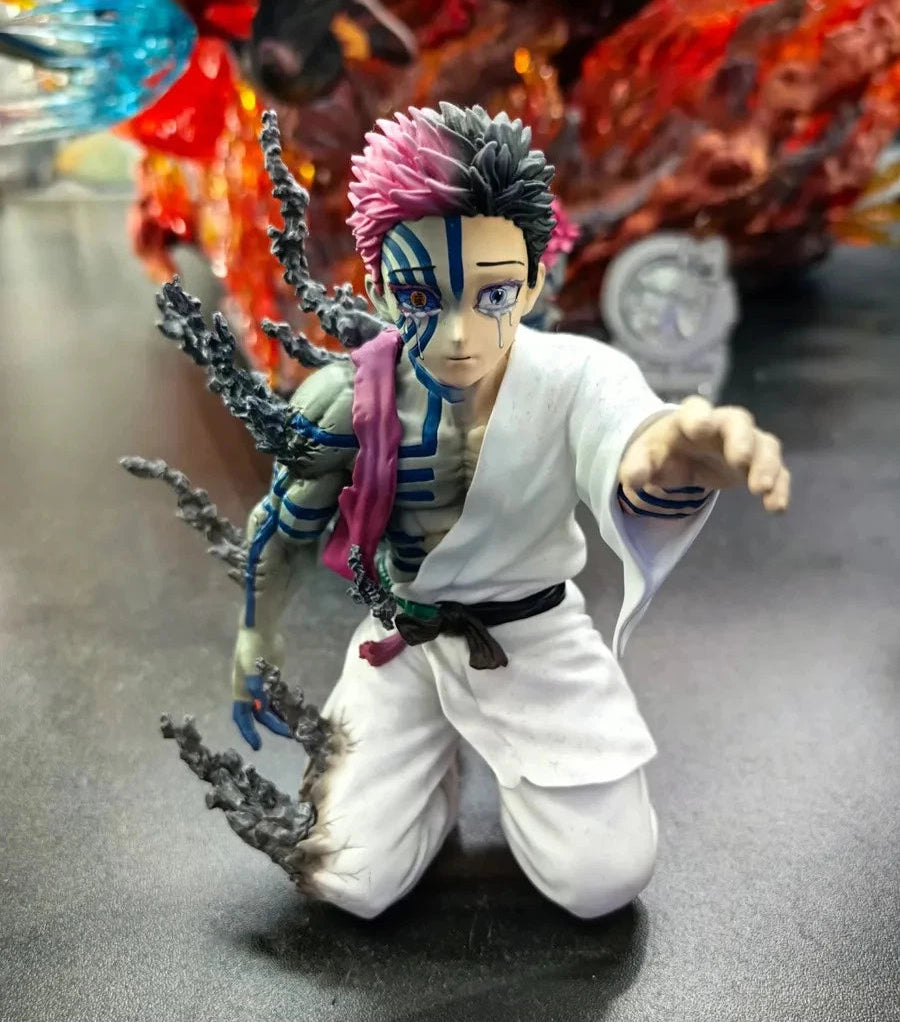 Akaza Hakuji Upper Moon 3 Demon Slayer Anime Figure PVC 5.1 in [Boxed]
