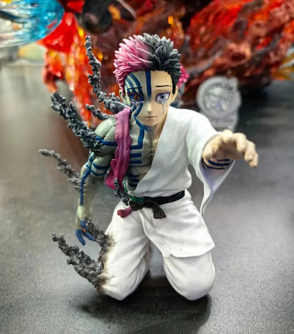 Akaza Hakuji Upper Moon 3 Demon Slayer Anime Figure PVC 5.1 in [Boxed]