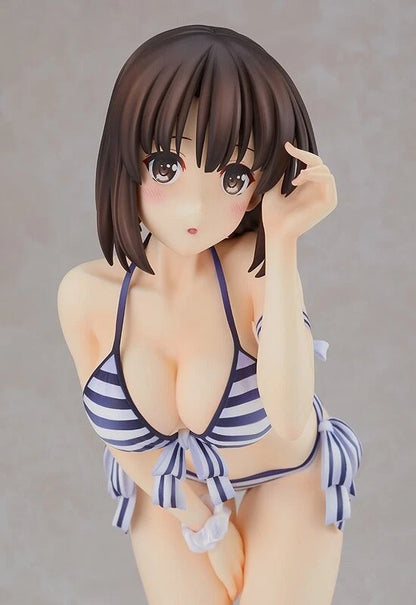 Megumi Kato Swimsuit Saekano Kawaii Anime Figure Model Statue PVC 6" [No Box]