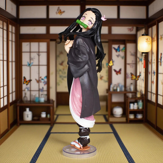 Nezuko Kamado Demon Slayer Anime Collectible Kawaii Figure PVC 6.5" [No Box]