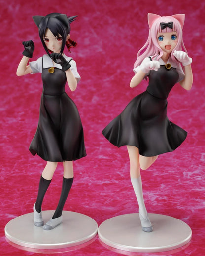 Kaguya Shinomiya & Chika Fujiwara Neko Love is War Anime Figure PVC 8.5" [No Box]