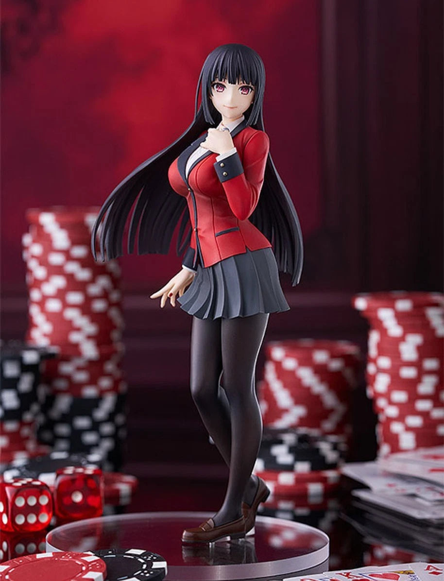 Yumeko Compulsive Gambler Kakegurui Kawaii Anime Figure PVC 8" [No Box]