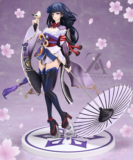 Raiden Shogun Kimono Genshin Impact RPG Kawaii Collectible Figure PVC 8" [Boxed]