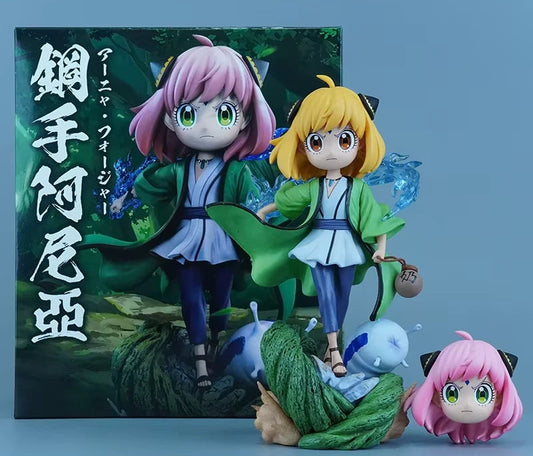 Anya Forger Tsunade Outfit Spy × Family Naruto Anime Kawaii Figure PVC 5.1" [Boxed]