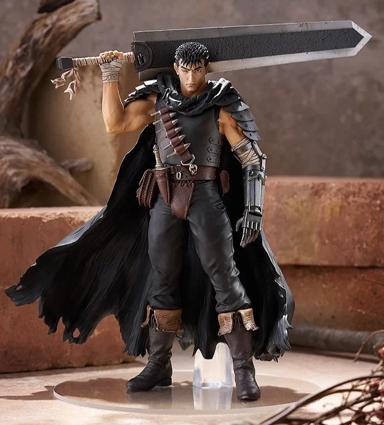 Guts Black Swordsman Berserk Anime Adjustable Action Figure PVC 6.6 in [Boxed]