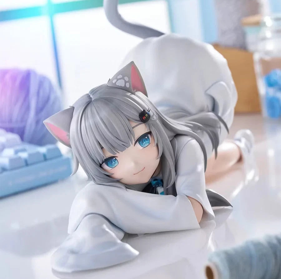Gawr Gura Neko Hololive Vtuber Kawaii Anime Figure Model Statue PVC 3" [Boxed]