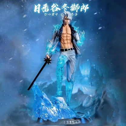 Toshiro Grand Crimson Lotus Ice Ring Bleach Iconic Anime Figure PVC 11" [Boxed]
