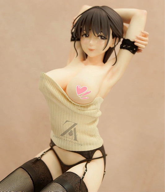 Satsuki Full Bust Shinjiteru In-Demand Cast Off Manga Figure PVC 10" [No Box] *Adult Collectible*
