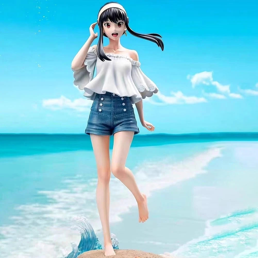 Yor Forger Summer Beach Spy × Family Kawaii Anime Figure PVC 11.8" [Boxed]