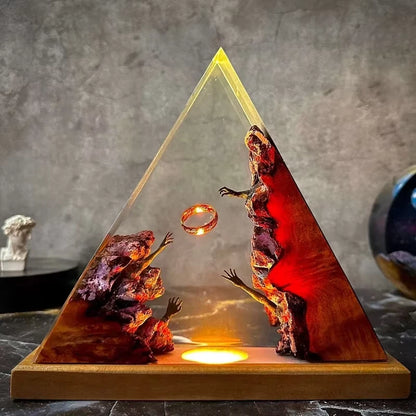 The One Ring The Lord of the Rings Desktop Night Light Lamp Resin