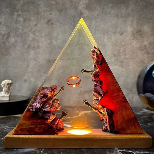 The One Ring The Lord of the Rings Desktop Night Light Lamp Resin