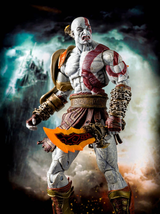 Kratos Blades of Chaos God of War RPG Adjustable Action Figure PVC 7" [Boxed]