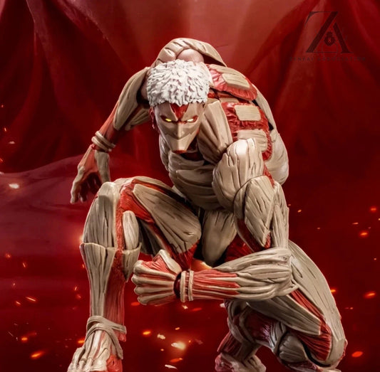 Reiner Braun Armored Titan Attack On Titan Anime Adjustable Action Figure PVC 5.2" [Boxed]