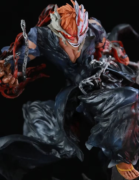 Ichigo Kurosaki Hollow Mask Bleach Collectible Anime Figure PVC 8.6" [Boxed]