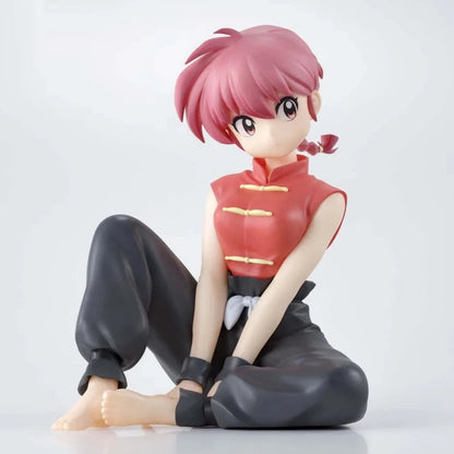 Saotome Girl-Type Sitting Ranma ½ Collectible Anime Figure Model PVC 4" [Boxed]