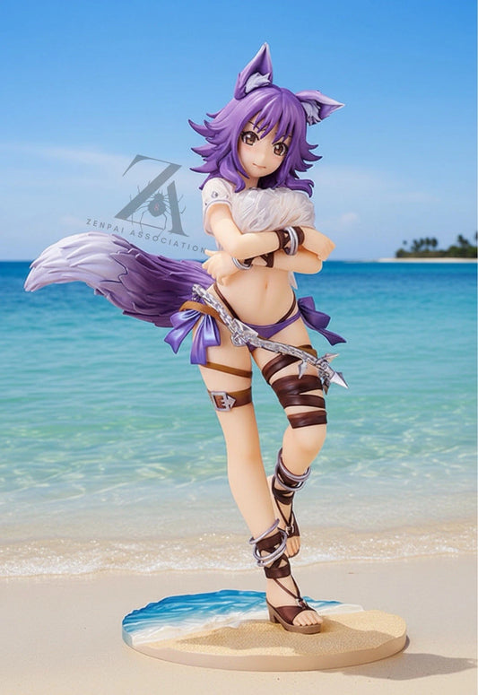 Makoto Summer Version Princess Connect! Re: Dive Anime Figure PVC 9" [Boxed] *Adult Collectible*