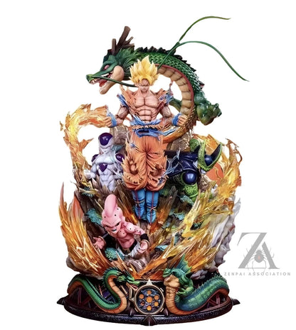 Goku, Frieza, Shenron, Kid Buu, Cell Dragon Ball Z Anime Figure PVC 6" [No Box]