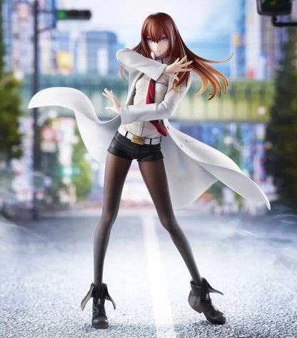 Kurisu Makise Lab Coat Steins;Gate Anime Figure Model Statue PVC 7.5" [Boxed]