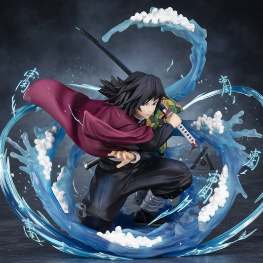 Giyu Tomioka Water Breathing Demon Slayer Anime Rare Figure PVC 6.6" [Boxed]