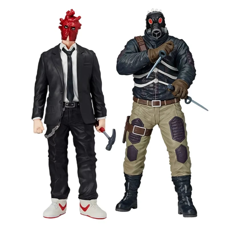 Shin Heart Mask, Caiman Gas Mask Dorohedoro Anime Figure Model Statue PVC 7.4" [Boxed]