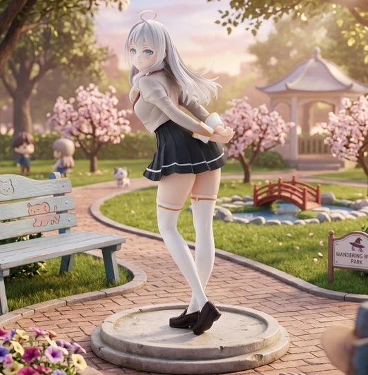Alya Mikhailovna School Uniform Roshidere Anime Figure Model Statue PVC 9" [Original]