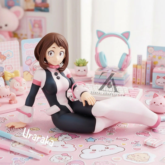 Uraraka My Hero Academia Anime Kawaii Cute Desktop Figure PVC 3.4" [No Box]