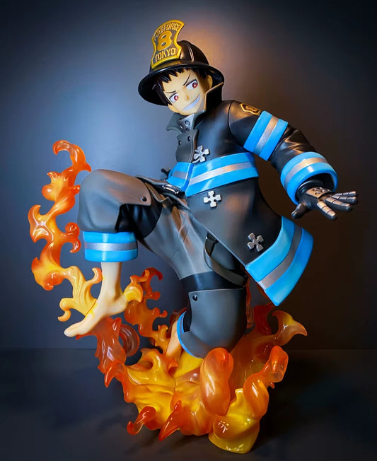 Shinra Kusakabe Fire Force Anime Collectible Action Figure PVC 5" [No Box]