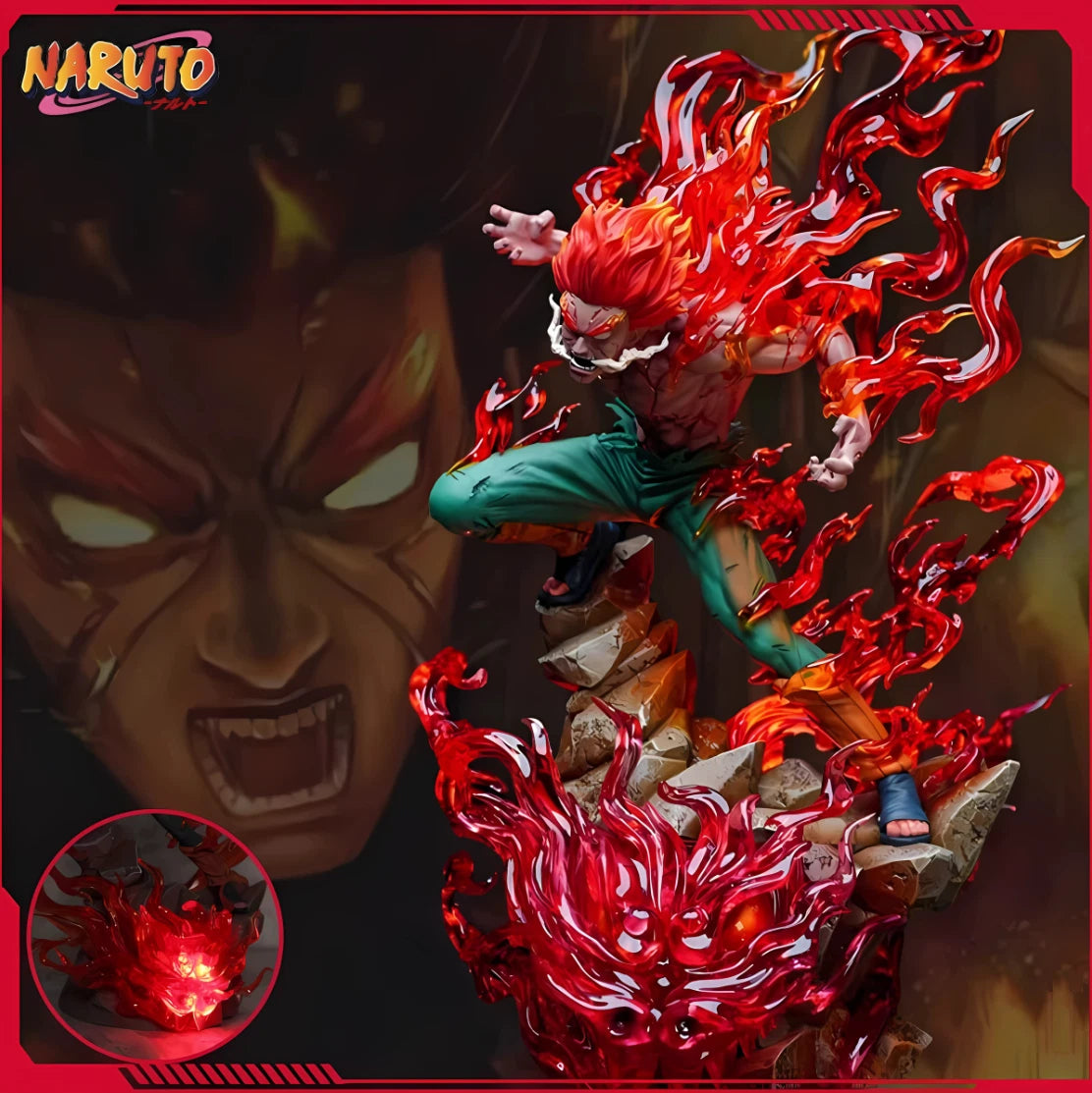 Might Guy Eight Gates Naruto Collector-Grade Anime Figure PVC 9" [Boxed]