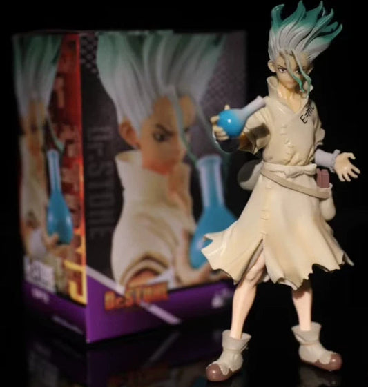 Senku Ishigami Dr. Stone Collectible Anime Figure Model Statue PVC 7.8" [Boxed]
