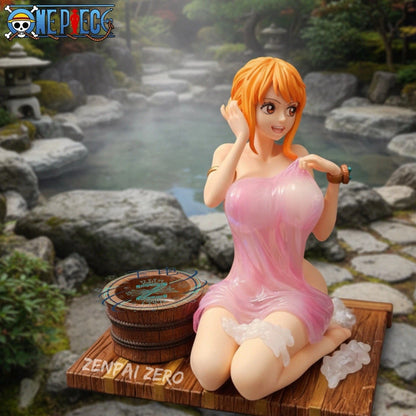 Nami Bathing Scene One Piece Cast Off Anime Figure PVC 5" [Adult Collectible]