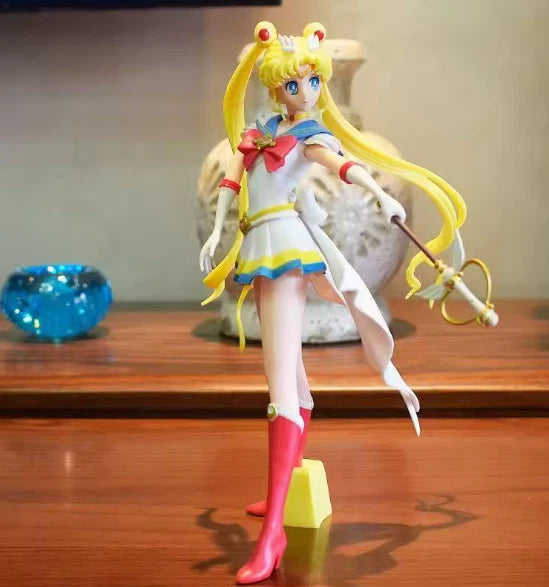 Usagi Tsukino Sailor Moon Anime Collectible Kawaii Figure Girl PVC 8" [No Box]