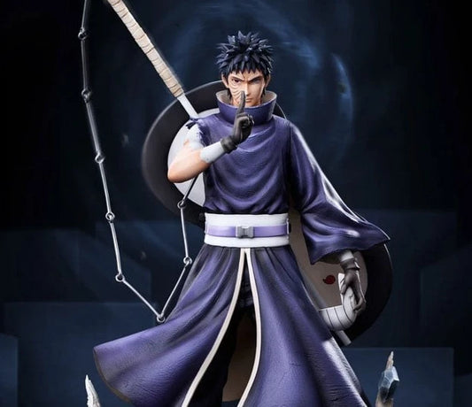 Obito Akatsuki Naruto Anime Adjustable Collectible Action Figure PVC 5" [No Box]